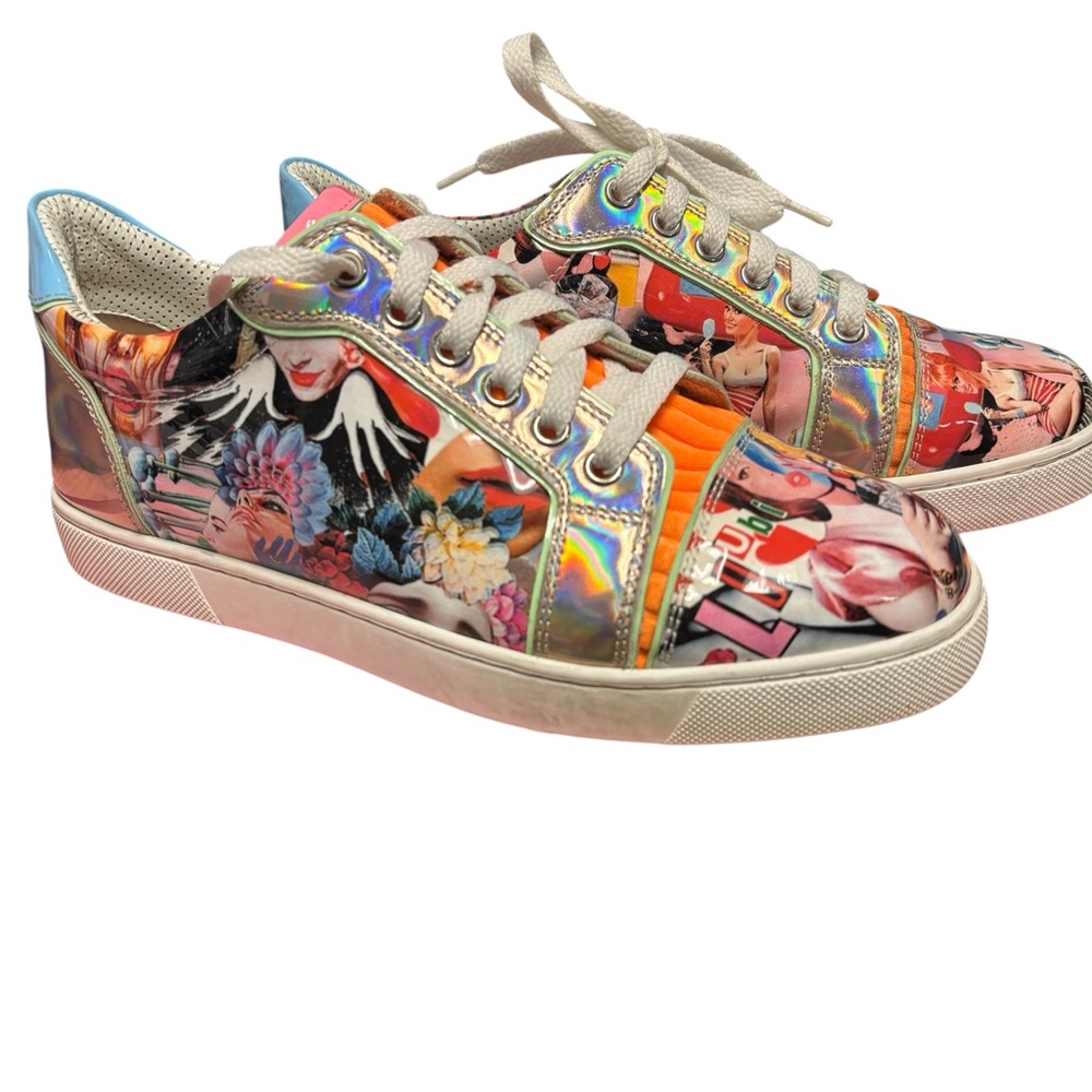 Christian Louboutin Multicolor Graphic Sneakers